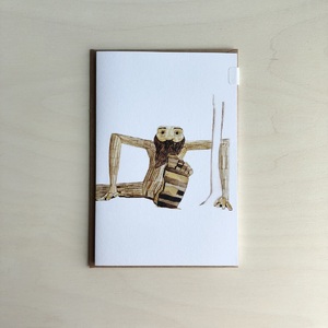 FOLDING CARD: BIRK